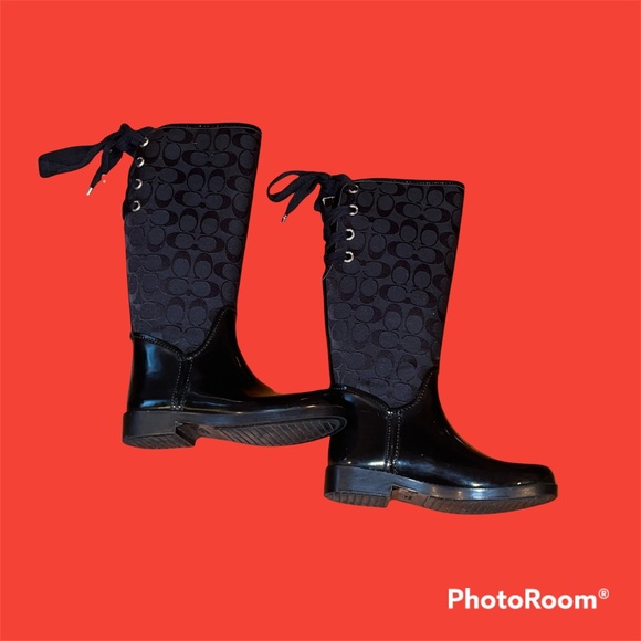 Coach Tristee RainBoots Size 6 - Picture 5 of 9